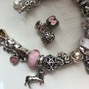 3 Pandora charms